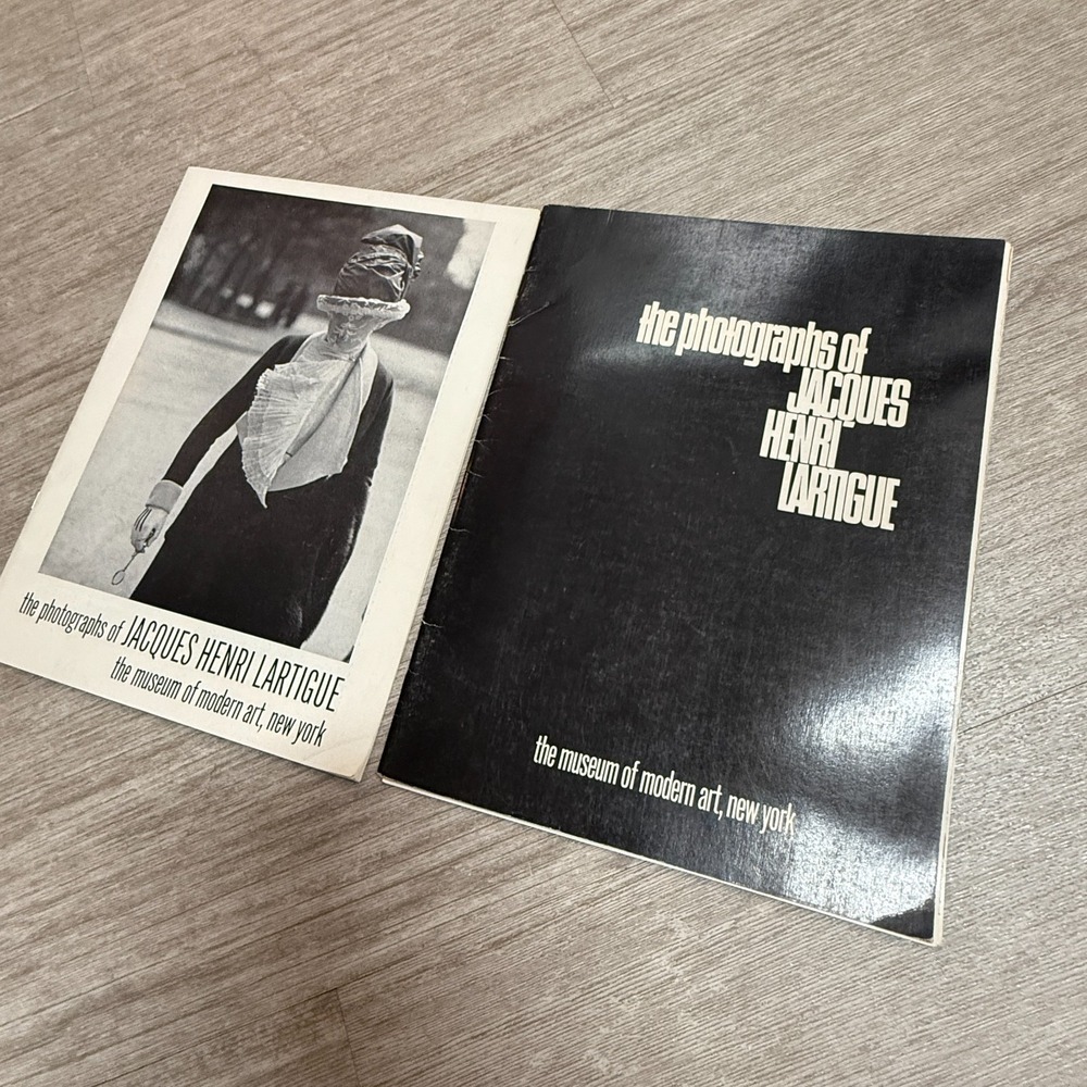 Jacques Henri Lartigue 1963 MoMA Exhibition Catalog + Press Portfolio Set Szarko